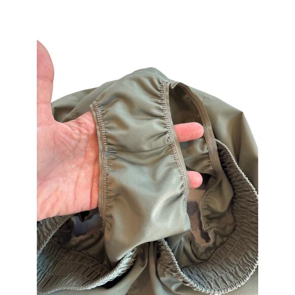 Nike Shorts 3" Womens Size Small Green Dri-Fit Mid Rise Brief Lined Workout - Picture 5 of 11